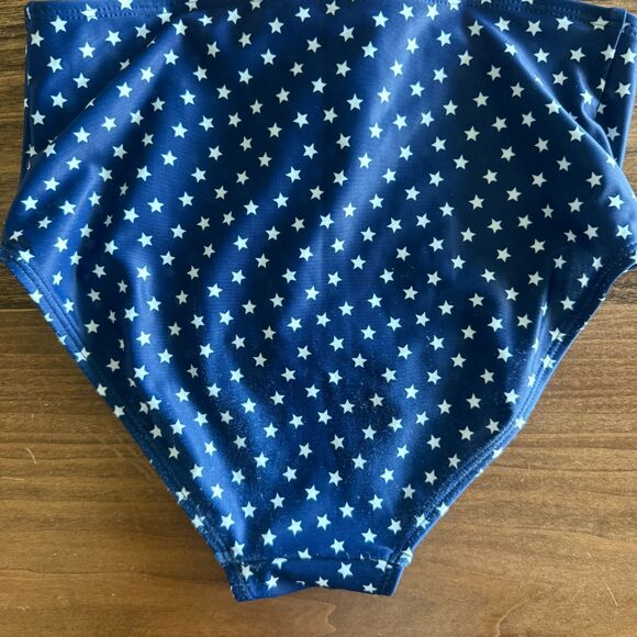 OshKosh Red White & Blue 4th of July Swimsuit Girls' 12 - Picture 9 of 11